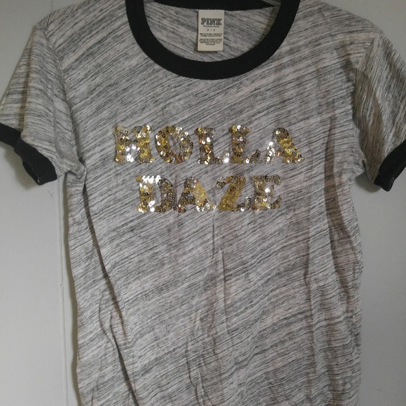 Victoria Secret PINK Sequin Embellished shirt - Picture 1 of 4